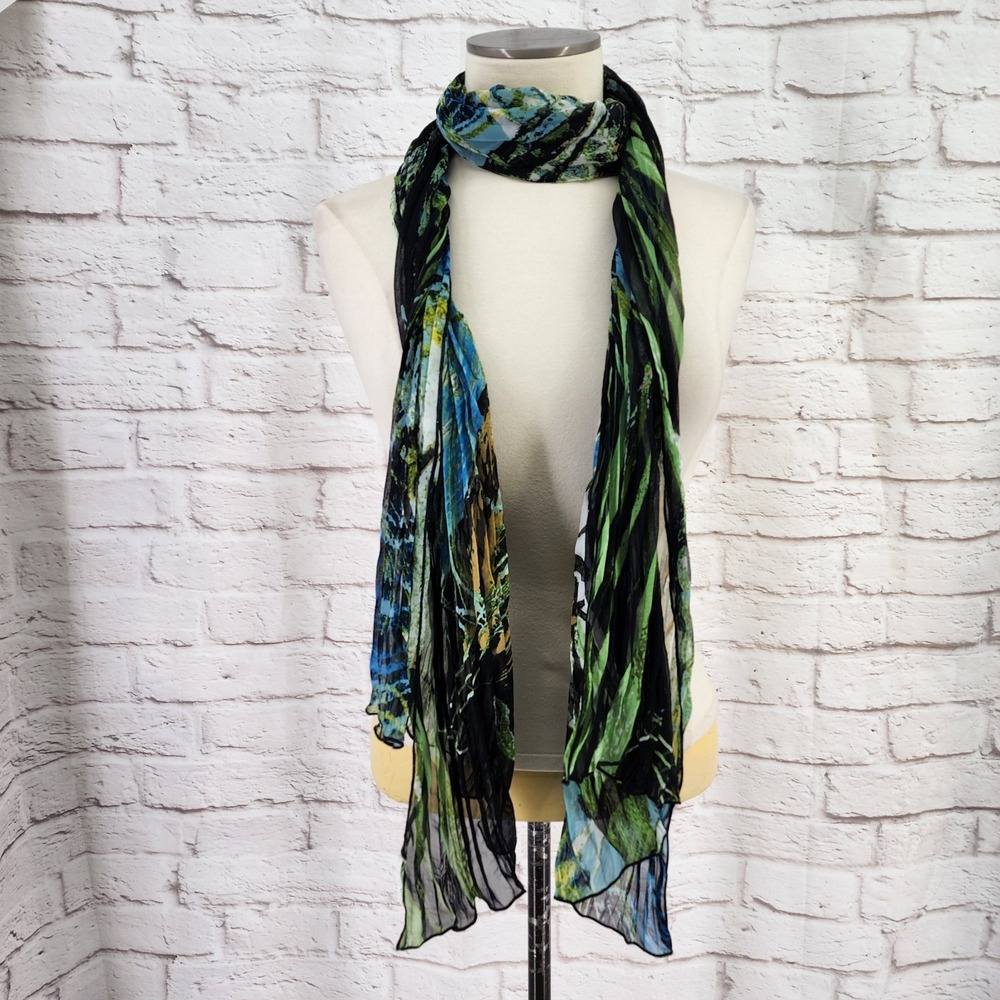 Y2K Indie Sleaze Scarf Crinkle‎ Fairy Grunge Cyber Goth Flair  Whimsical Dark